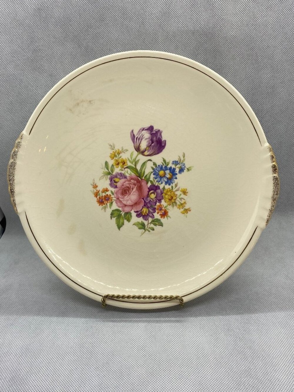 Paden City Plate Floral